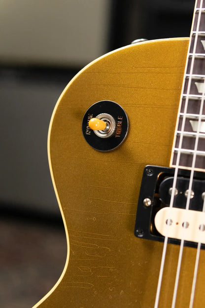 Gibson Custom Shop Limited Edition 1957 Les Paul Reissue Murphy Lab Electric Guitar - Goldtop Dark Back Light Aged with Hardshell Case