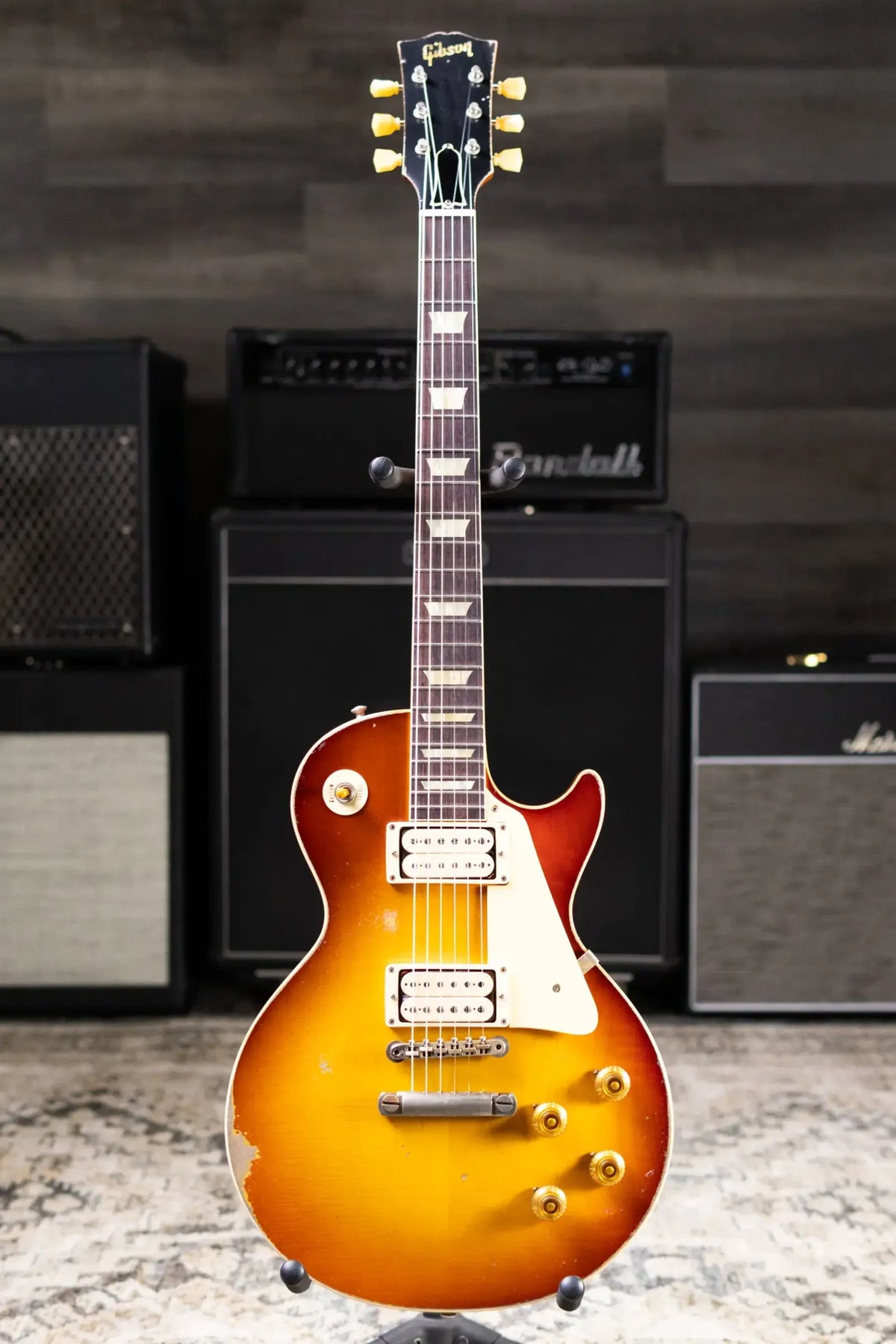 Gibson Custom Shop Limited Edition 1957 Les Paul Standard Reissue Murphy Lab Electric Guitar - Refin Burst Ultra Heavy Aged with Hardshell Case