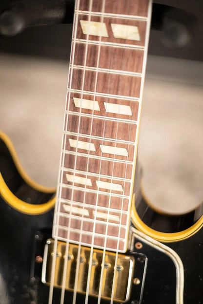 Gibson Custom Shop Limited Edition 1959 ES-345 Varitone Bigsby Reissue Murphy Lab Semi-Hollow Electric Guitar - Ebony Heavy Aged with Hardshell Case