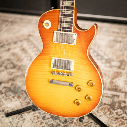Gibson Custom Shop Limited Edition 1959 Les Paul Standard Reissue Murphy Lab Electric Guitar - Molten Amber Burst Heavy Aged with Hardshell Case