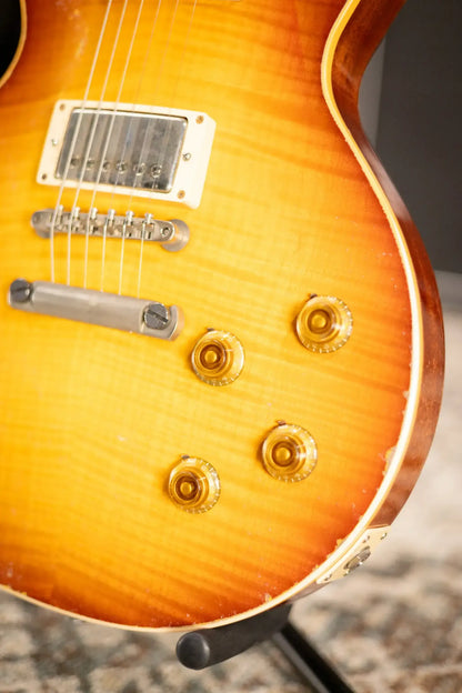 Gibson Custom Shop Limited Edition 1959 Les Paul Standard Reissue Murphy Lab Electric Guitar - Molten Amber Burst Heavy Aged with Hardshell Case