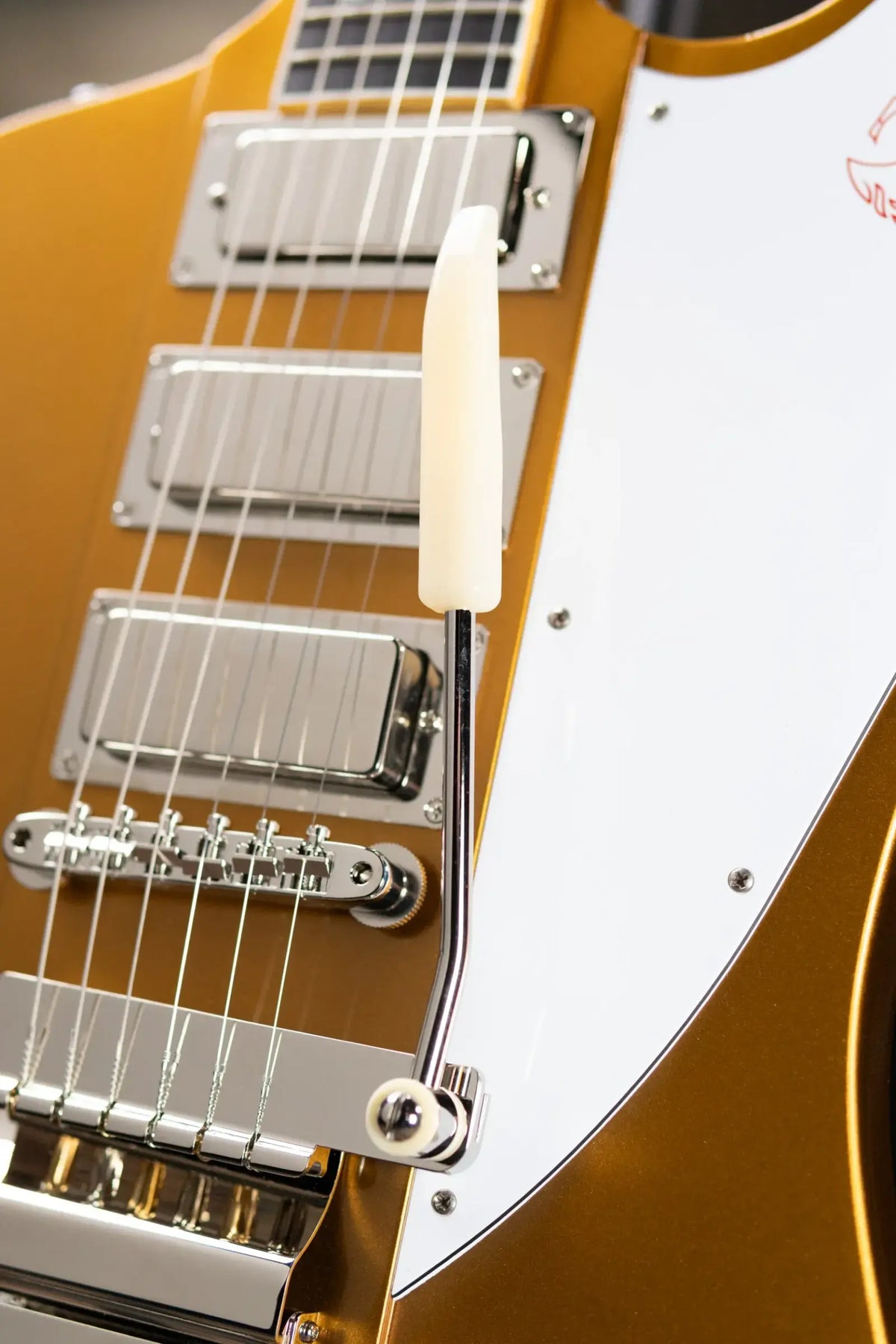 Gibson Custom Shop Limited Edition 1963 Firebird VII Maestro Electric Guitar - Double Gold Gloss with Hardshell Case
