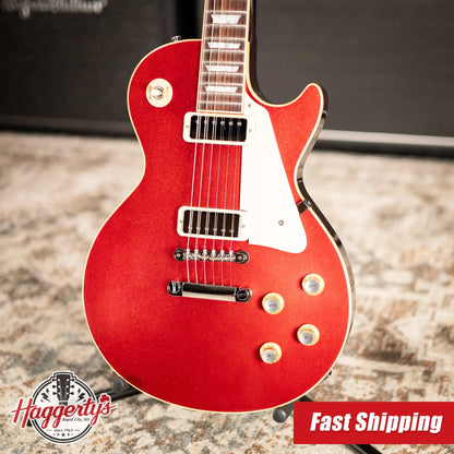 Gibson Custom Shop Limited Edition 1976 Les Paul Deluxe Reissue Electric Guitar - Red Sparkle VOS with Hardshell Case