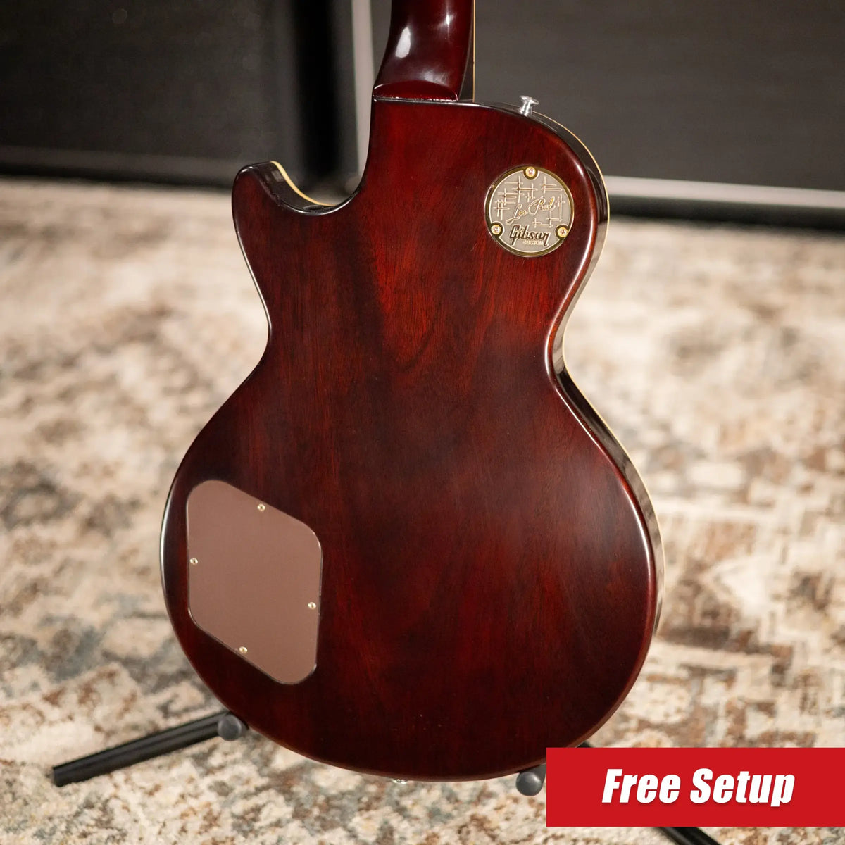 Gibson Custom Shop Limited Edition 1976 Les Paul Deluxe Reissue Electric Guitar - Red Sparkle VOS with Hardshell Case