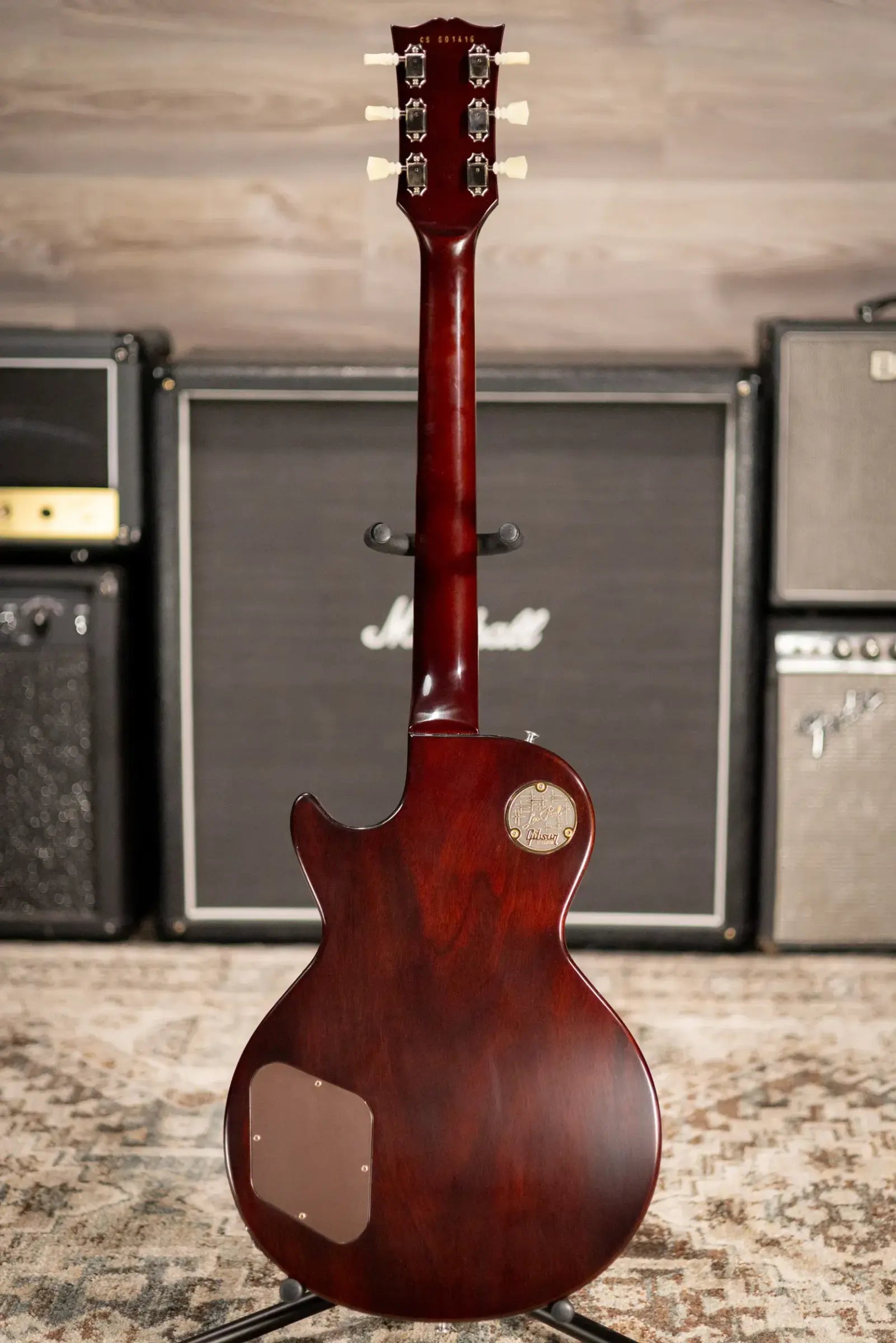 Gibson Custom Shop Limited Edition 1976 Les Paul Deluxe Reissue Electric Guitar - Red Sparkle VOS with Hardshell Case