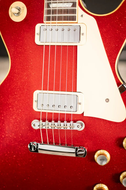 Gibson Custom Shop Limited Edition 1976 Les Paul Deluxe Reissue Electric Guitar - Red Sparkle VOS with Hardshell Case