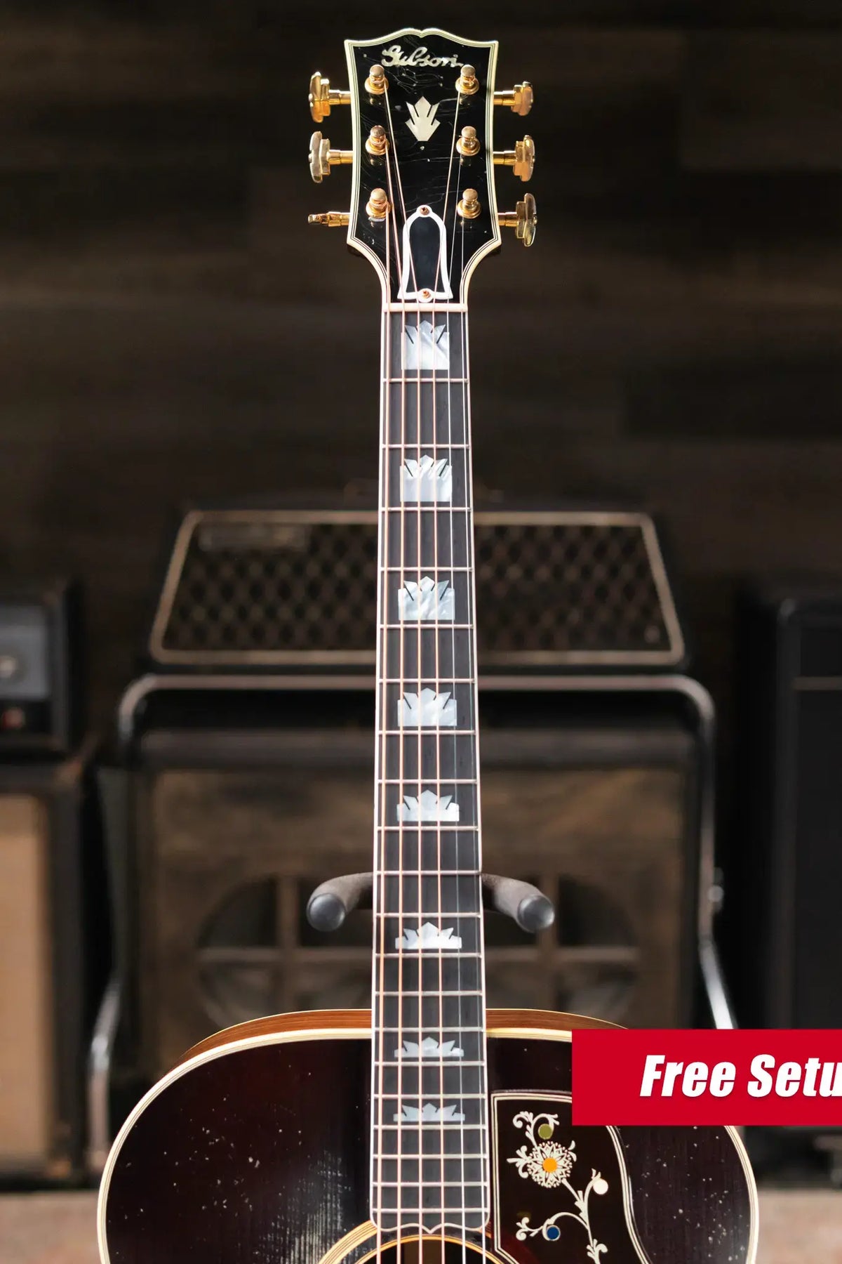 Gibson Custom Shop Pre-War SJ-200 Rosewood Murphy Lab Light Aged Acoustic Guitar - Faded Vintage Sunburst with Hardshell Case - Demo