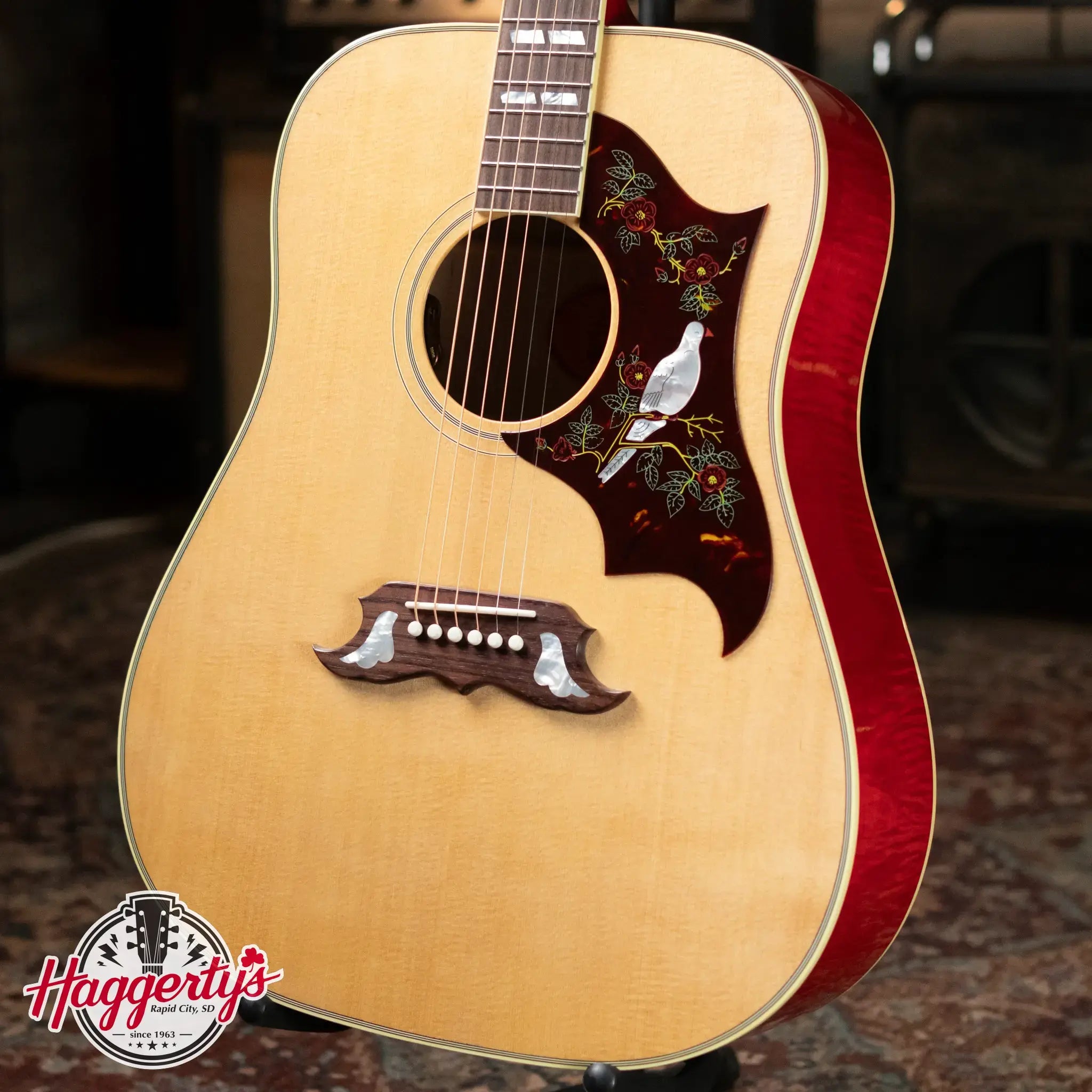 Gibson Dove Original Acoustic Electric Antique Natural with Hardshell Case 67361411ef722