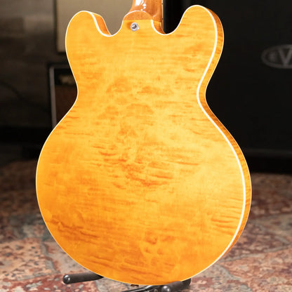 Gibson ES-335 Figured Semi-Hollow Electric Guitar - Honey Amber with Hardshell Case