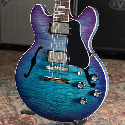 Gibson ES-339 Figured Semi-Hollow Electric Guitar - Blueberry Burst with Hardshell Case