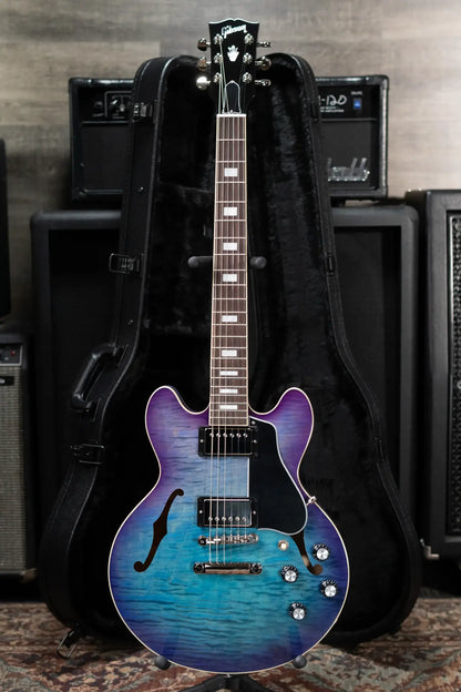 Gibson ES-339 Figured Semi-Hollow Electric Guitar - Blueberry Burst with Hardshell Case