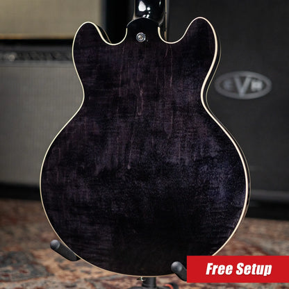 Gibson ES-339 Semi-Hollow Electric Guitar - Transparent Ebony with Hardshell Case