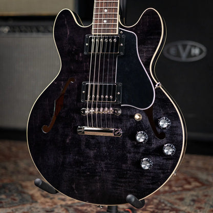 Gibson ES-339 Semi-Hollow Electric Guitar - Transparent Ebony with Hardshell Case