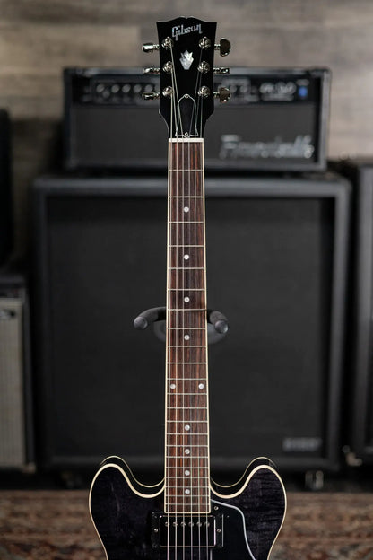 Gibson ES-339 Semi-Hollow Electric Guitar - Transparent Ebony with Hardshell Case