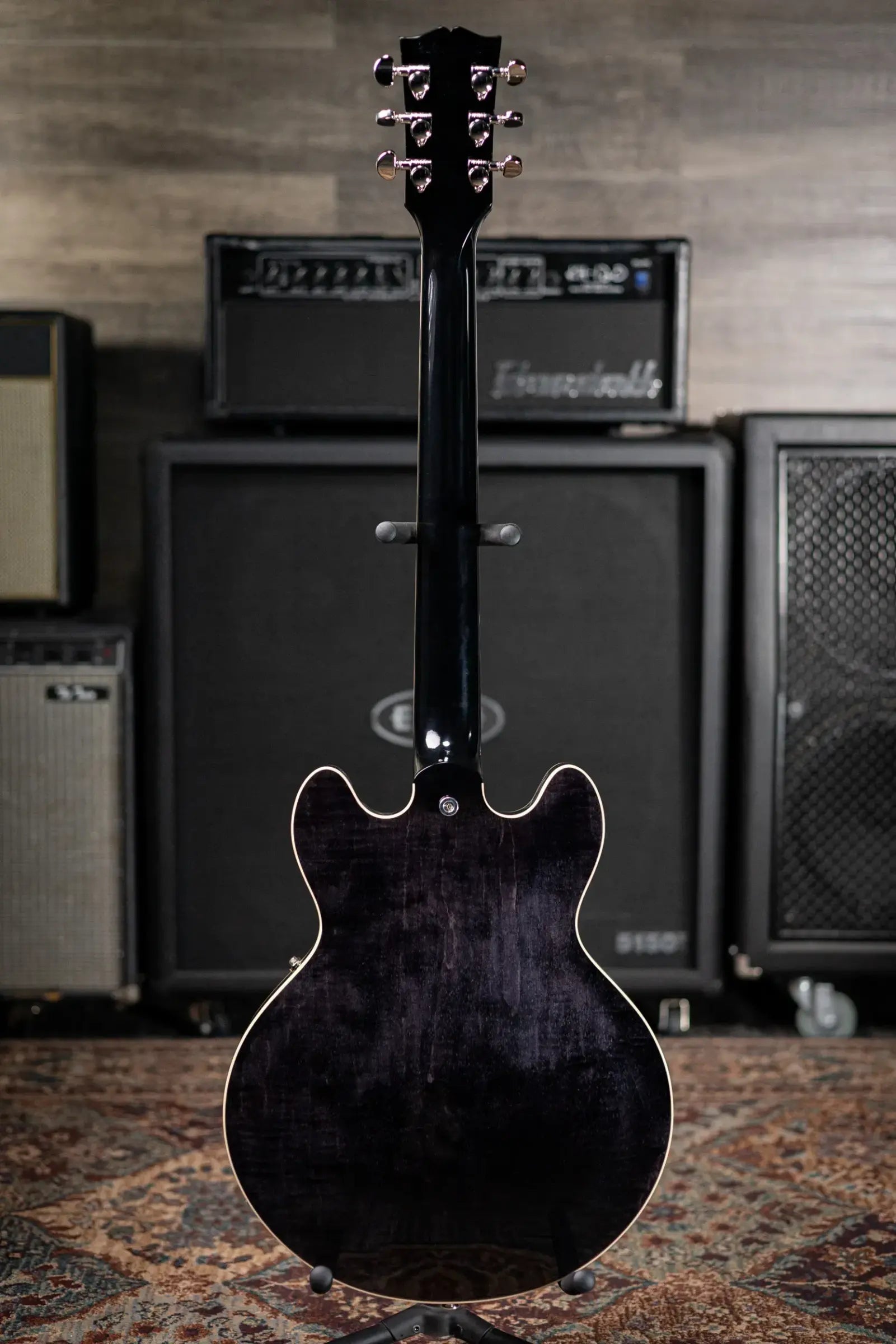 Gibson ES-339 Semi-Hollow Electric Guitar - Transparent Ebony with Hardshell Case