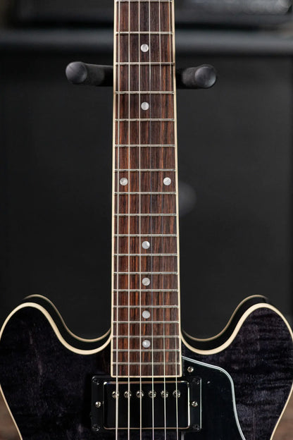 Gibson ES-339 Semi-Hollow Electric Guitar - Transparent Ebony with Hardshell Case