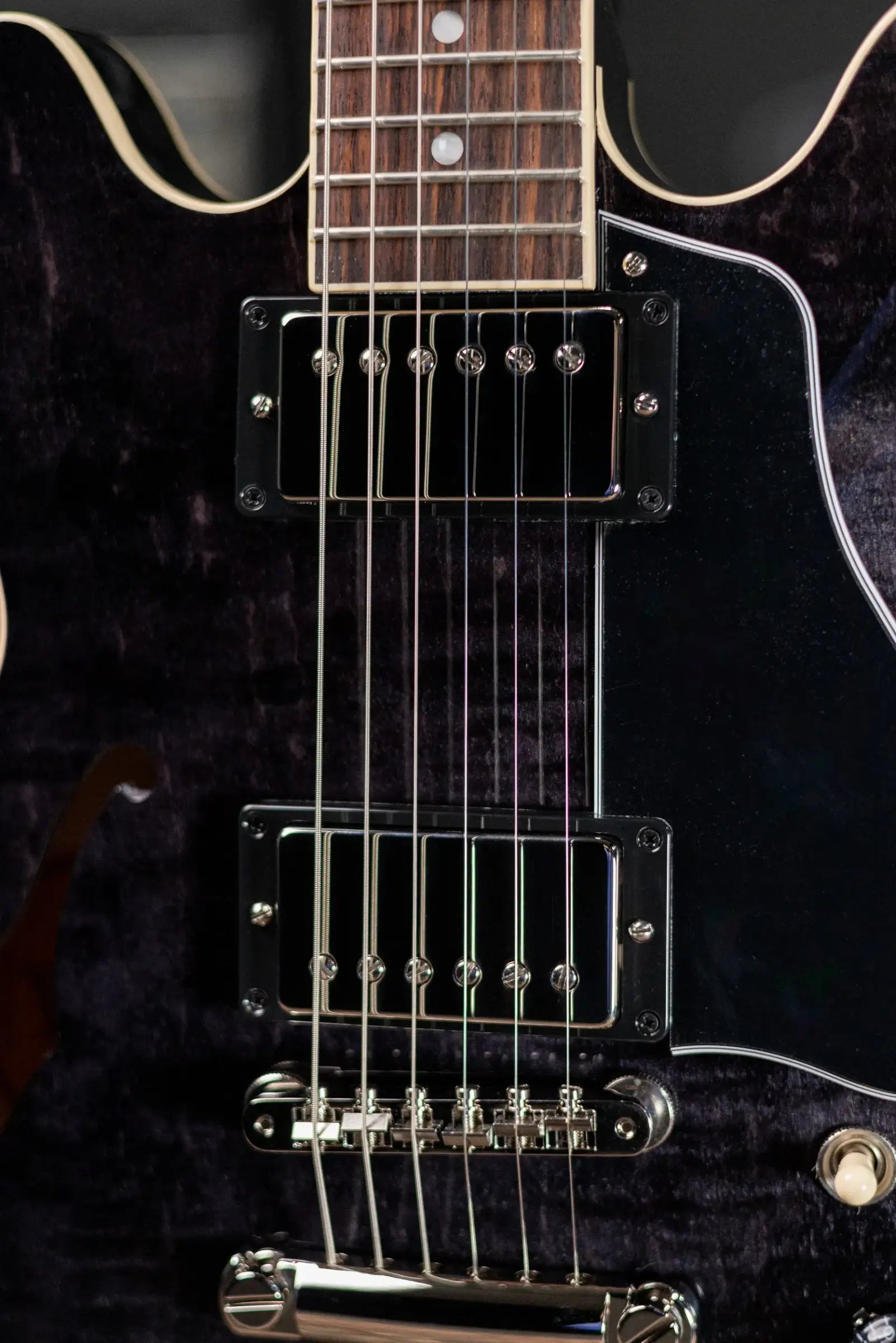 Gibson ES-339 Semi-Hollow Electric Guitar - Transparent Ebony with Hardshell Case