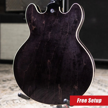 Gibson ES-339 Semi-Hollow Electric Guitar - Transparent Ebony with Hardshell Case