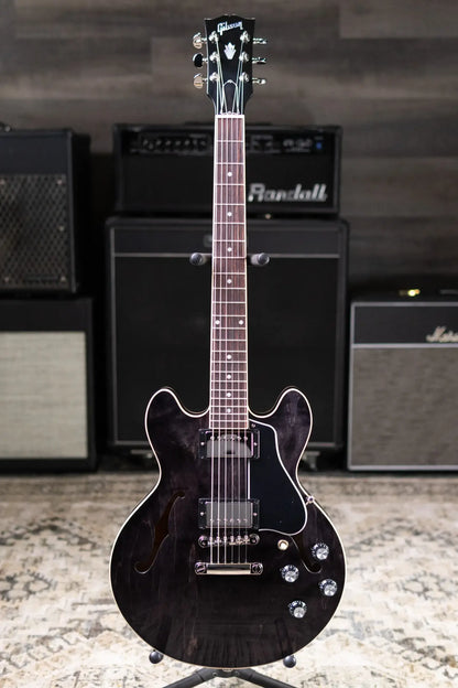 Gibson ES-339 Semi-Hollow Electric Guitar - Transparent Ebony with Hardshell Case