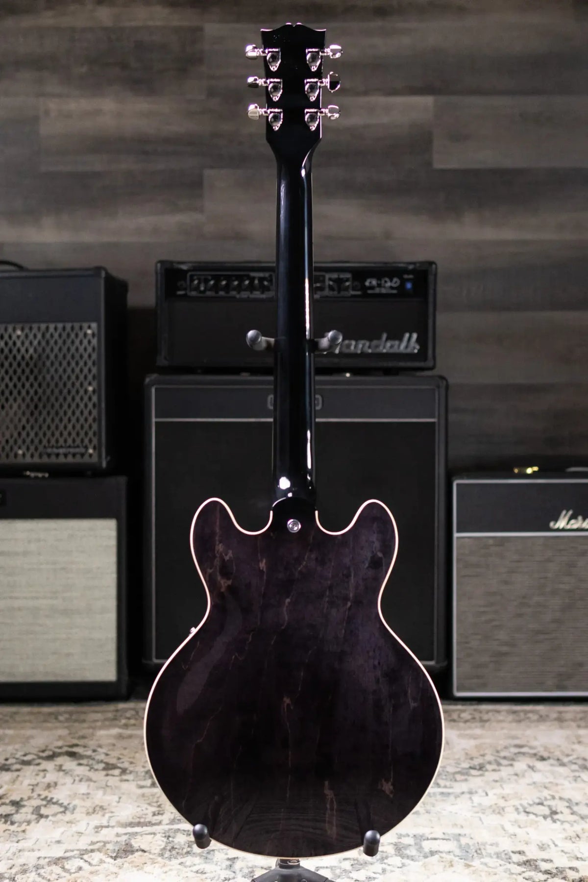 Gibson ES-339 Semi-Hollow Electric Guitar - Transparent Ebony with Hardshell Case