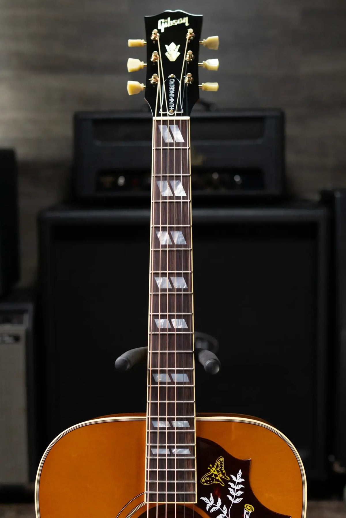 Gibson Hummingbird Original HiFi DNA Acoustic/Electric Guitar - Heritage Cherry Sunburst with Hardshell Case