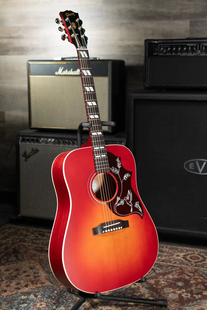 Gibson Hummingbird Special Acoustic/Electric Guitar - Satin Vintage Cherry Sunburst with Gig Bag