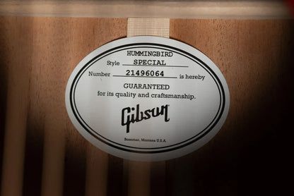 Gibson Hummingbird Special Acoustic/Electric Guitar - Satin Vintage Cherry Sunburst with Gig Bag