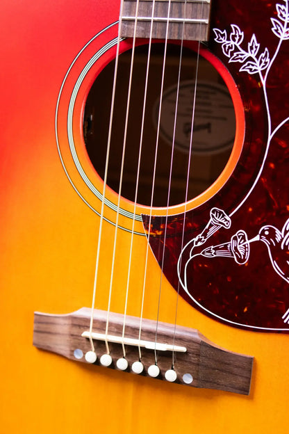 Gibson Hummingbird Special Acoustic/Electric Guitar - Satin Vintage Cherry Sunburst with Gig Bag