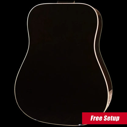 Gibson Hummingbird Standard Left-Handed Acoustic/Electric Guitar - Vintage Sunburst with Hardshell Case