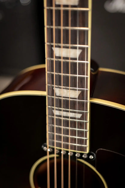 Gibson J-160E Original Acoustic/Electric Guitar - Vintage Sunburst with Hardshell Case