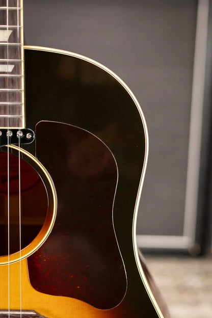 Gibson J-160E Original Acoustic/Electric Guitar - Vintage Sunburst with Hardshell Case