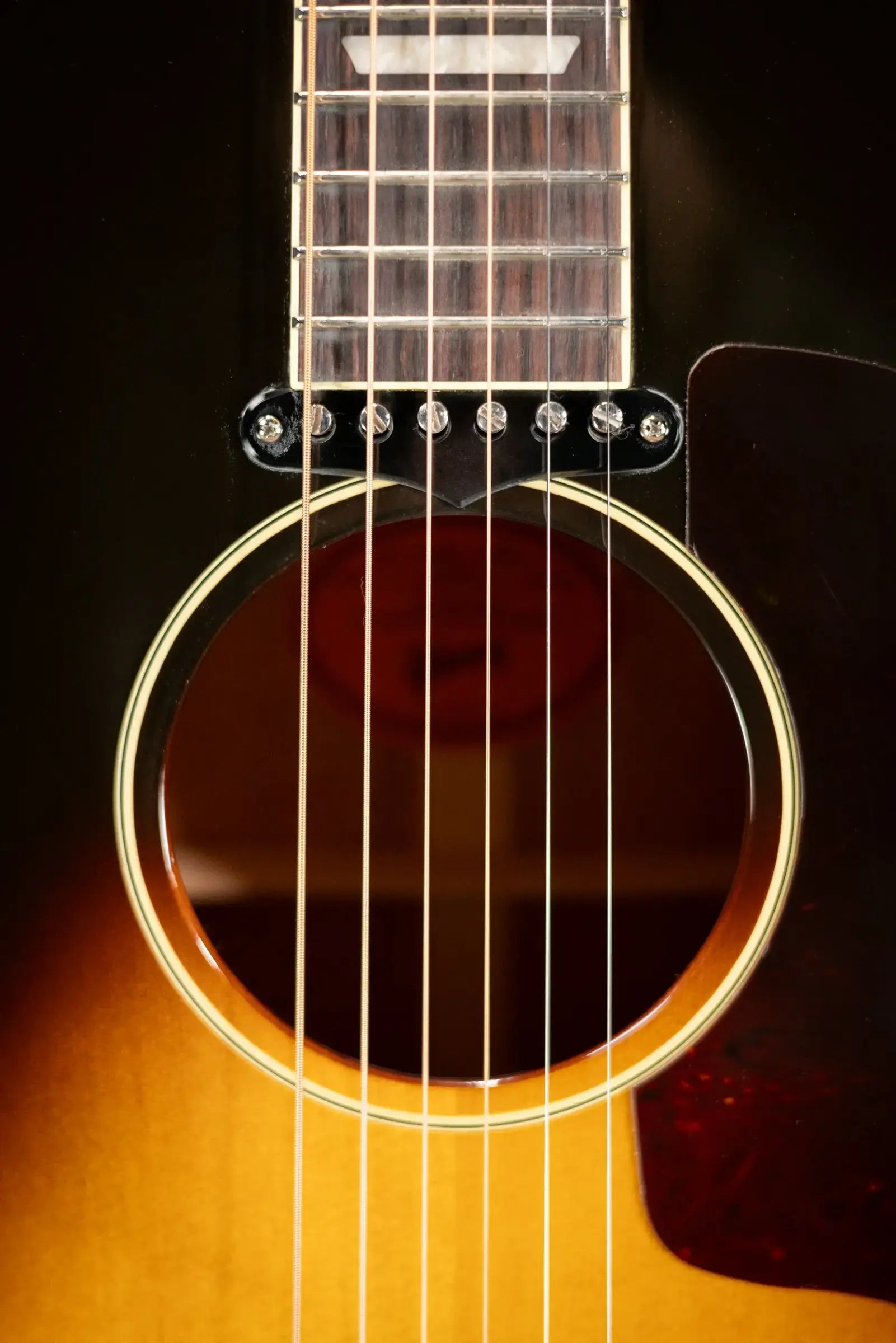 Gibson J-160E Original Acoustic/Electric Guitar - Vintage Sunburst with Hardshell Case