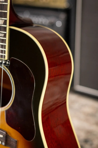 Gibson J-160E Original Acoustic/Electric Guitar - Vintage Sunburst with Hardshell Case