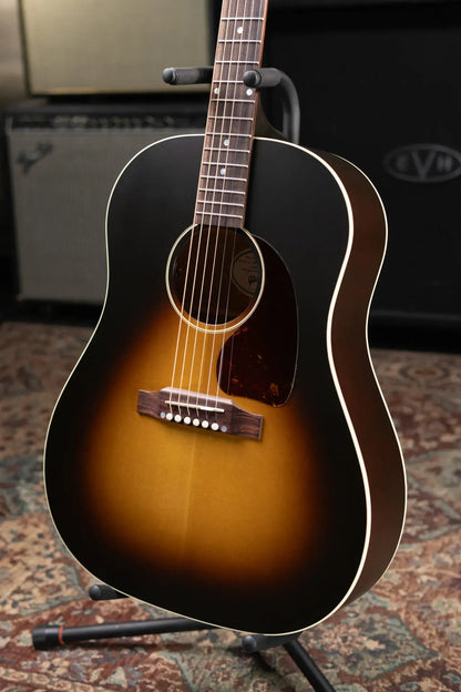 Gibson J-45 Special Acoustic/Electric Guitar - Satin Vintage Sunburst with Gig Bag