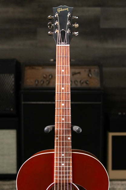 Gibson J-45 Special Dreadnought Acoustic/Electric Guitar - Satin Wine Red with Gig Bag