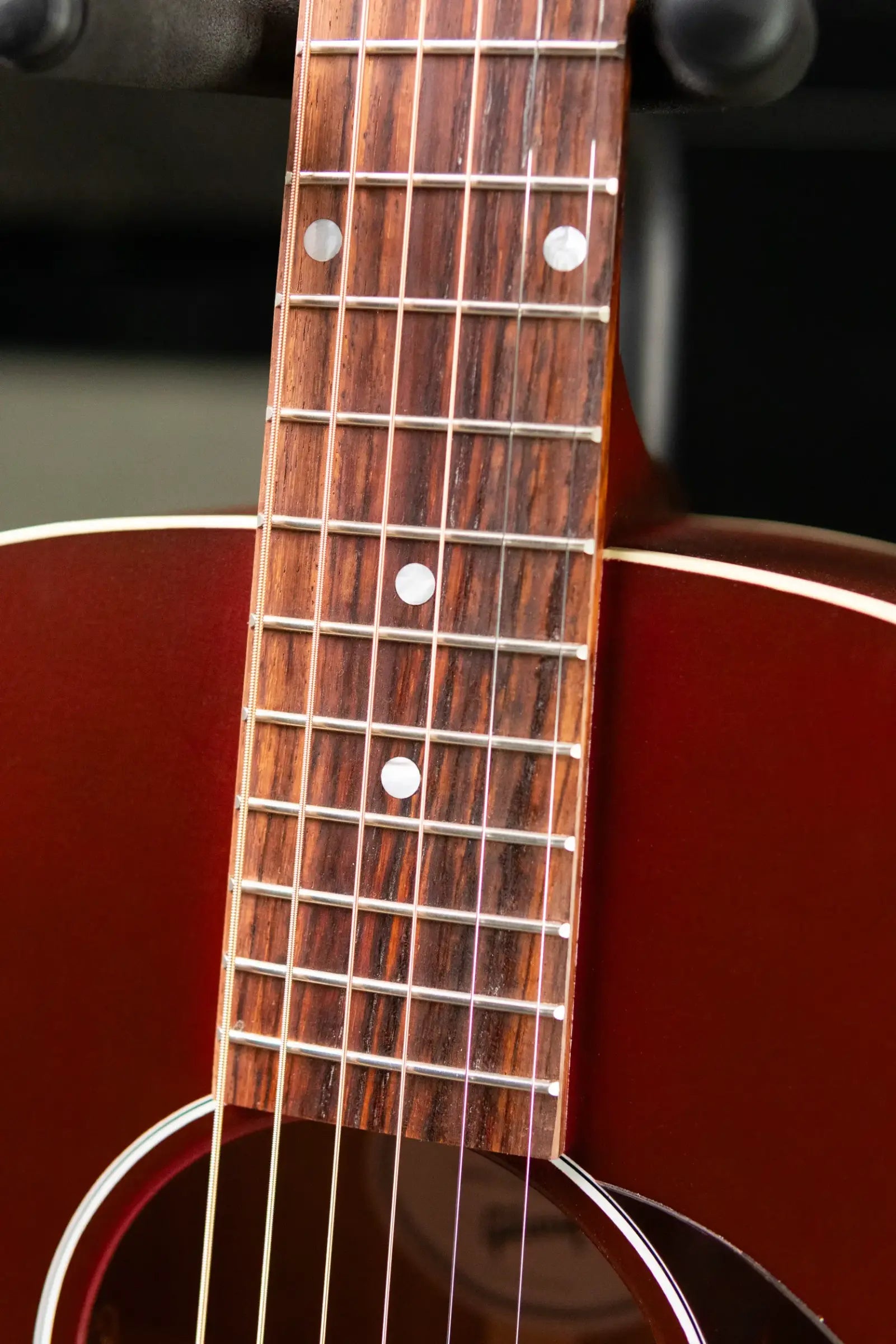 Gibson J-45 Special Dreadnought Acoustic/Electric Guitar - Satin Wine Red with Gig Bag