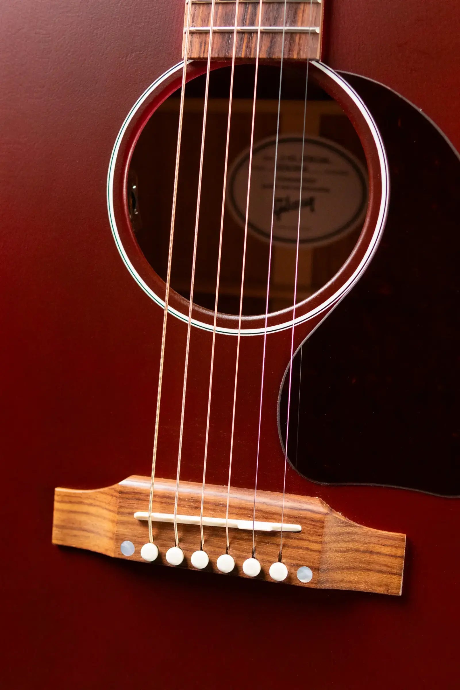 Gibson J-45 Special Dreadnought Acoustic/Electric Guitar - Satin Wine Red with Gig Bag