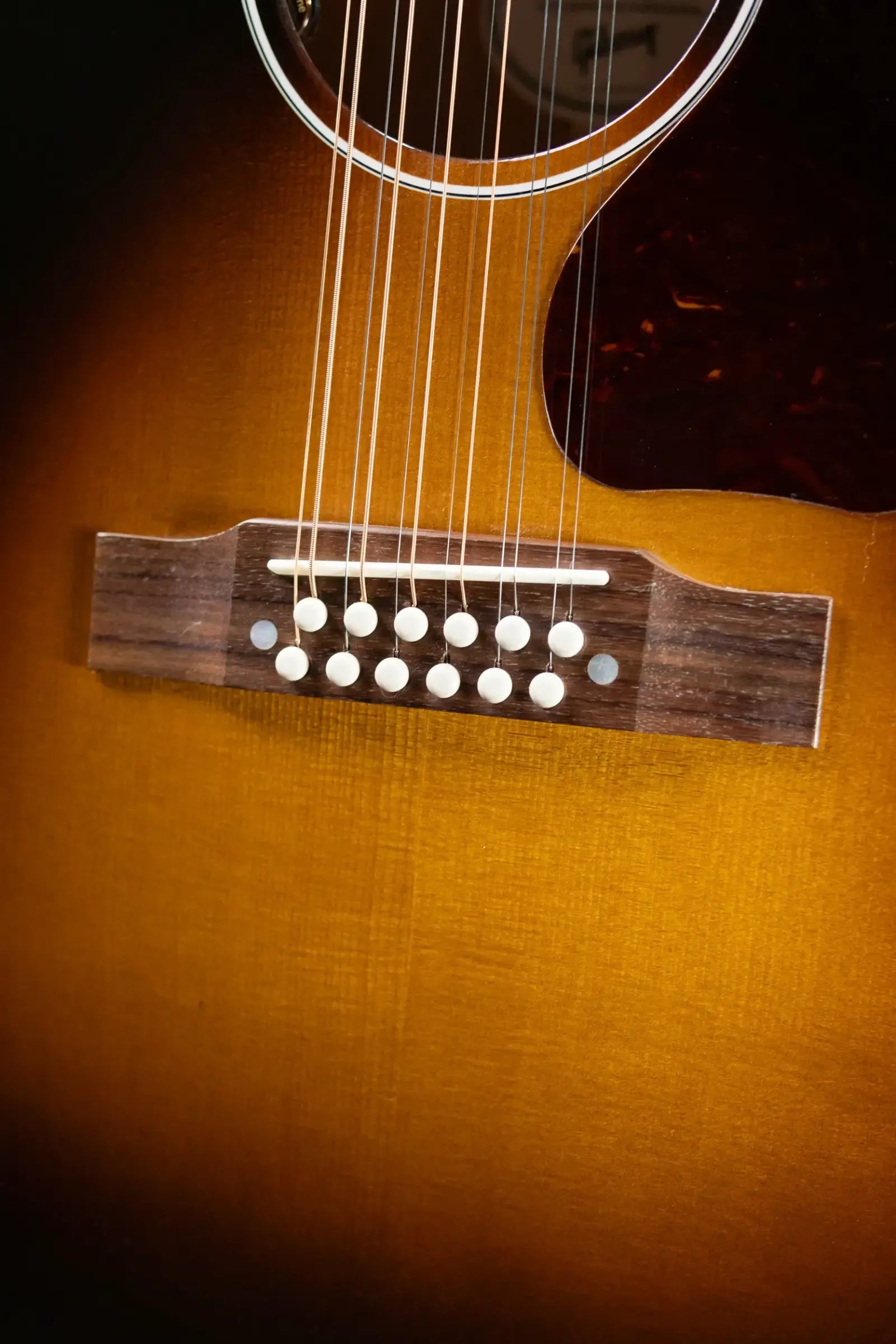 Gibson J-45 Standard 12-String Acoustic/Electric Guitar - Vintage Sunburst with Hardshell Case