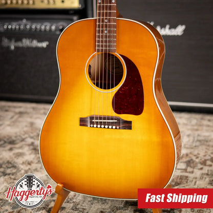 Gibson J-45 Standard Acoustic/Electric Guitar - Heritage Cherry Sunburst with Hardshell Case