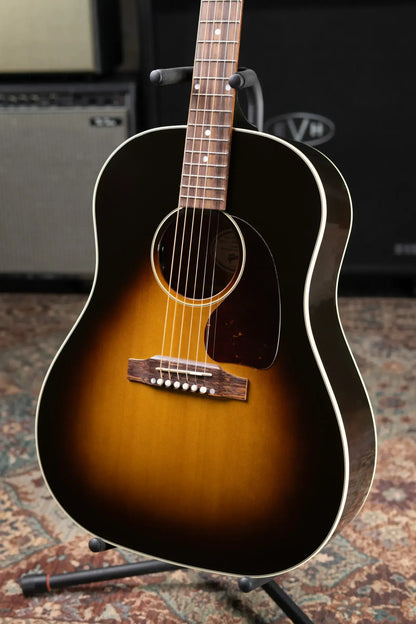 Gibson J-45 Standard Acoustic/Electric Guitar - Vintage Sunburst with Hardshell Case