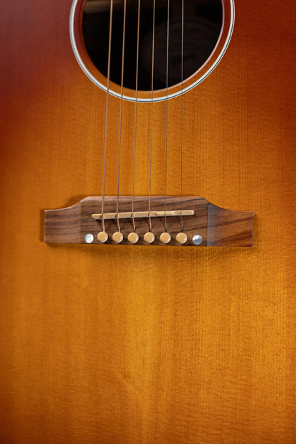 Gibson J-45 Studio Rosewood Acoustic/Electric Guitar - Satin Rosewood Burst with Hardshell Case - Floor Model