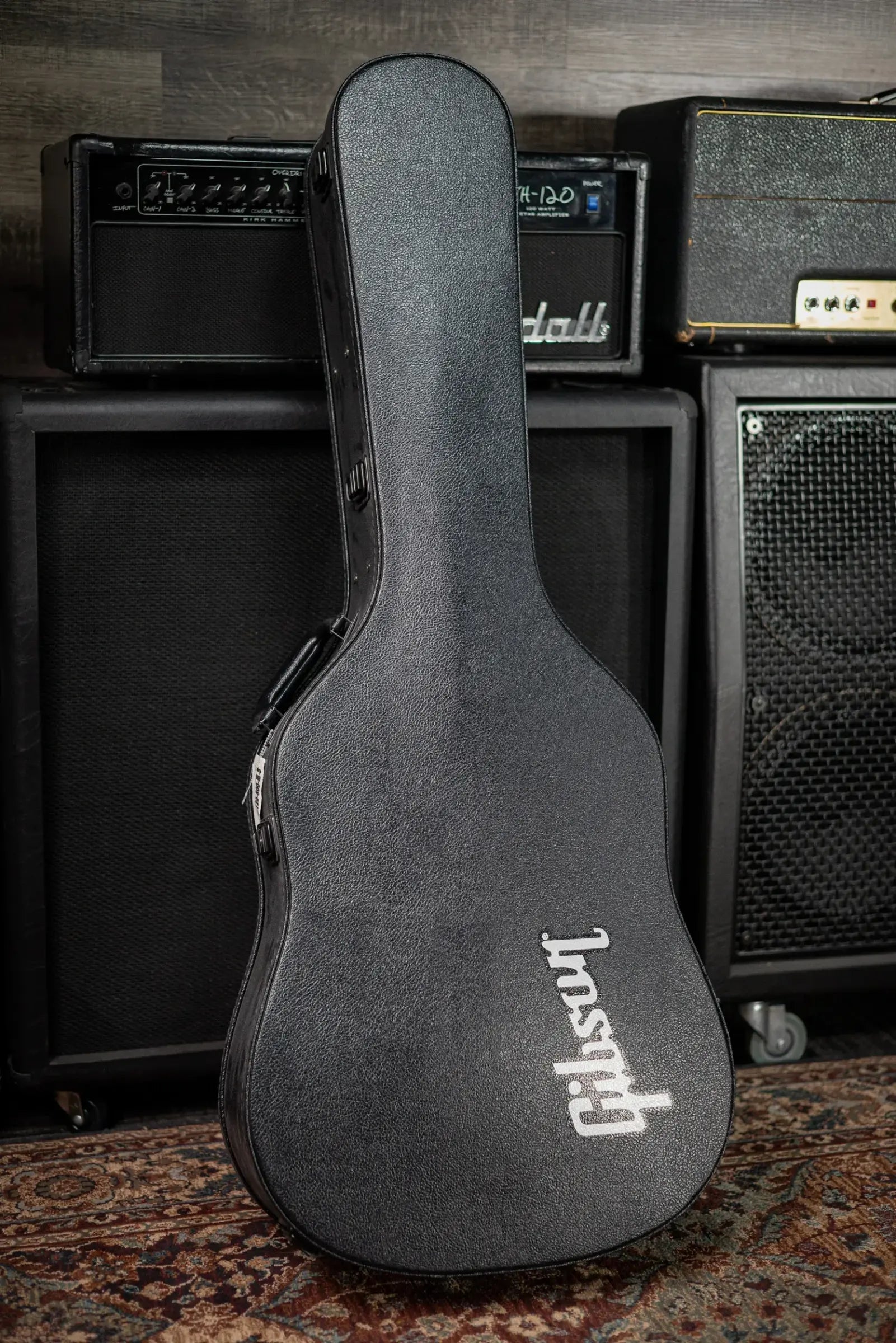 Gibson J-45 Studio Rosewood Acoustic/Electric Guitar - Satin Rosewood Burst with Hardshell Case - Floor Model