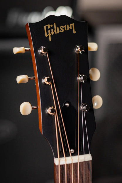 Gibson LG-2 All Mahogany Faded Acoustic/Electric Guitar - Vintage Sunburst with Hardshell Case