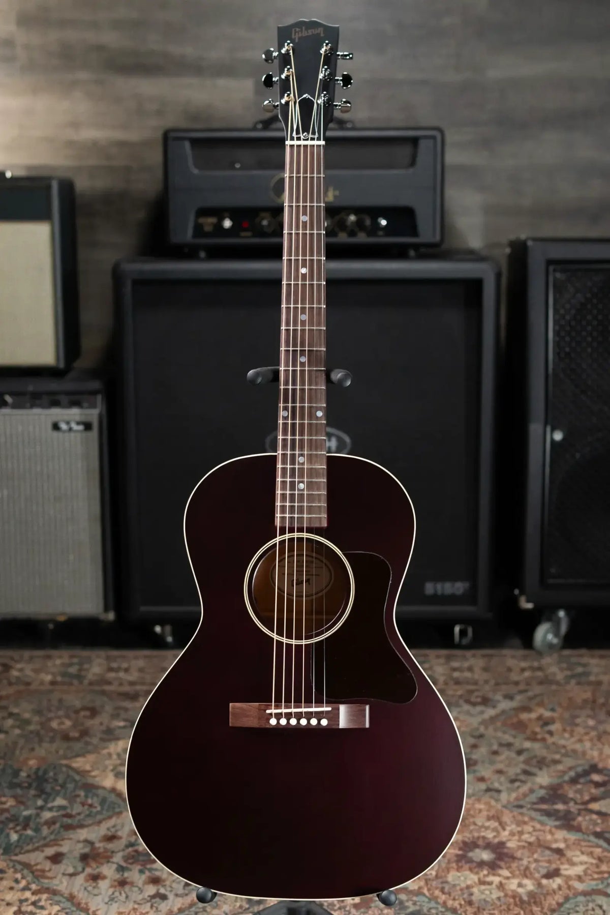 Gibson L-00 Special Acoustic/Electric Guitar - Satin Wine Red with Gig Bag