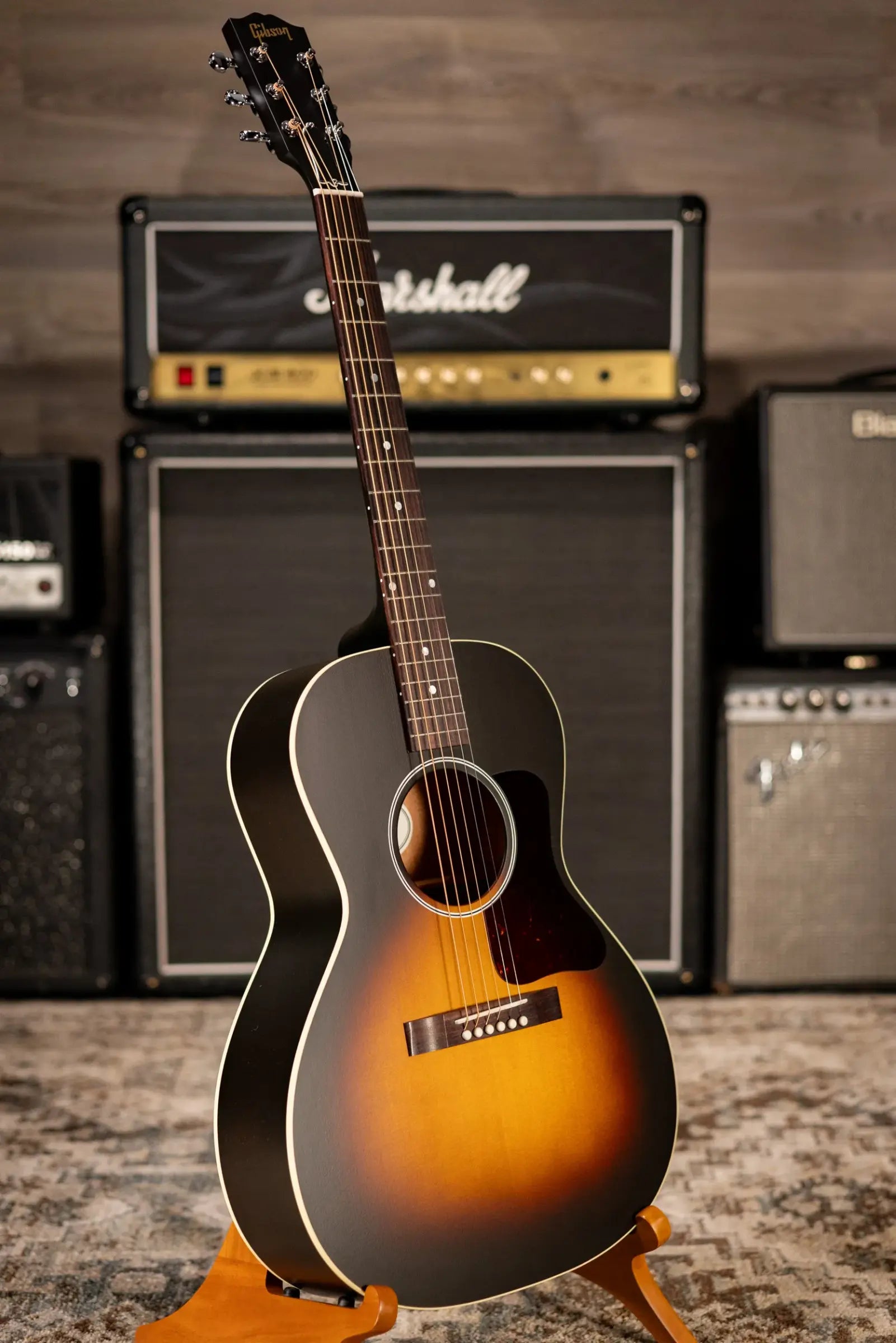 Gibson L-00 Special Acoustic/Electric Guitar - Vintage Sunburst with Premium Soft Shell Case - B-Stock