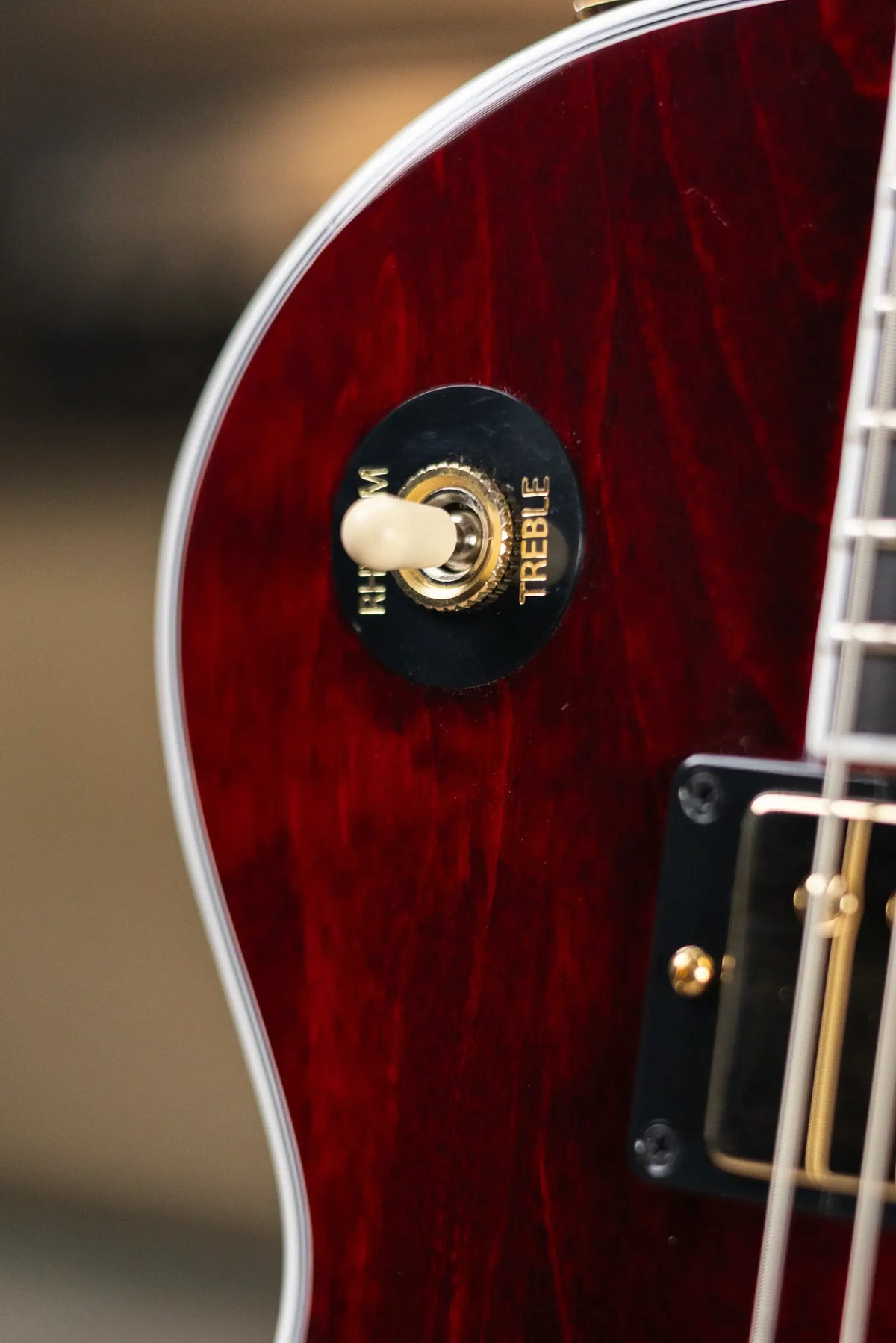 Gibson Les Paul Custom 70s Electric Guitar - Wine Red with Hardshell Case