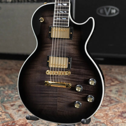 Gibson Les Paul Modern Supreme Electric Guitar - Transparent Ebony Burst with Hardshell Case