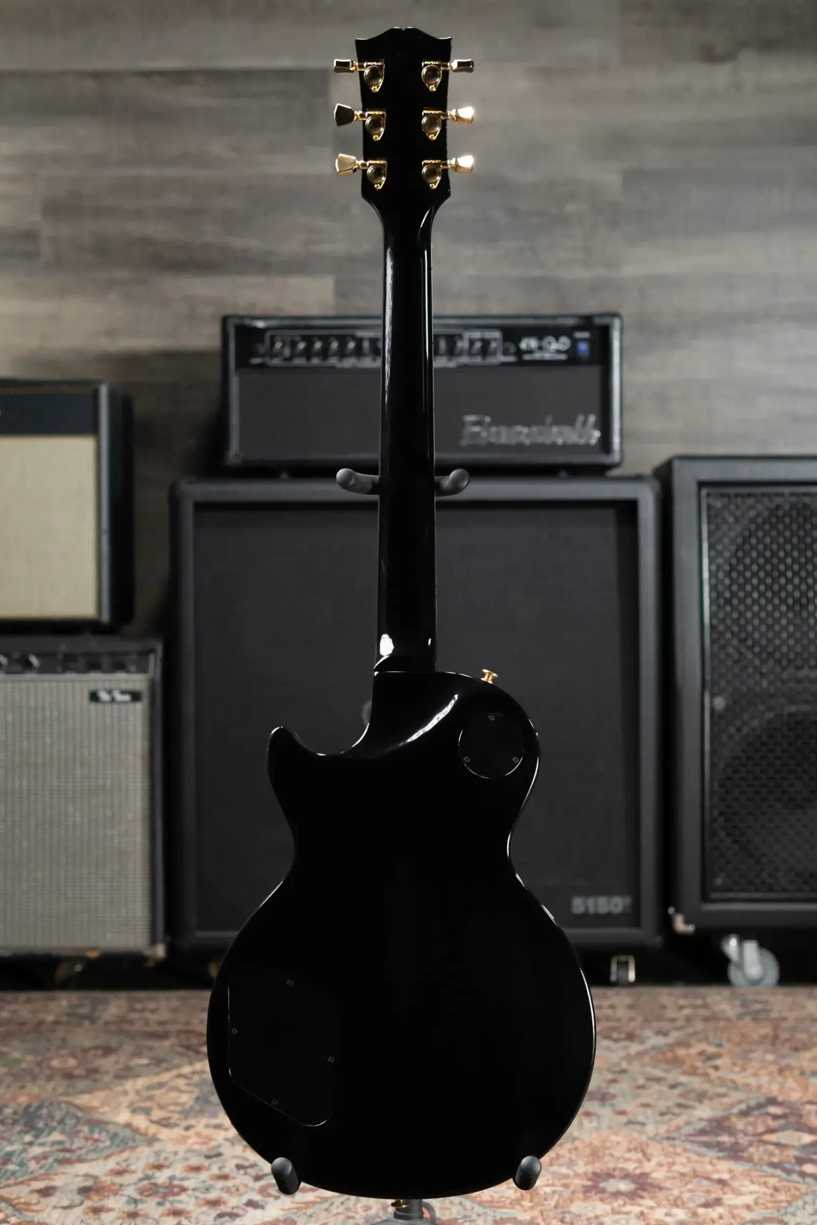 Gibson Les Paul Modern Supreme Electric Guitar - Transparent Ebony Burst with Hardshell Case