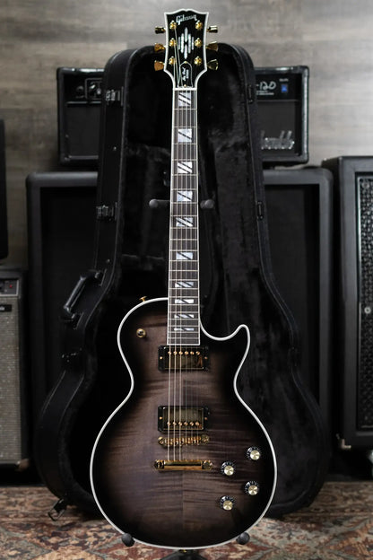 Gibson Les Paul Modern Supreme Electric Guitar - Transparent Ebony Burst with Hardshell Case