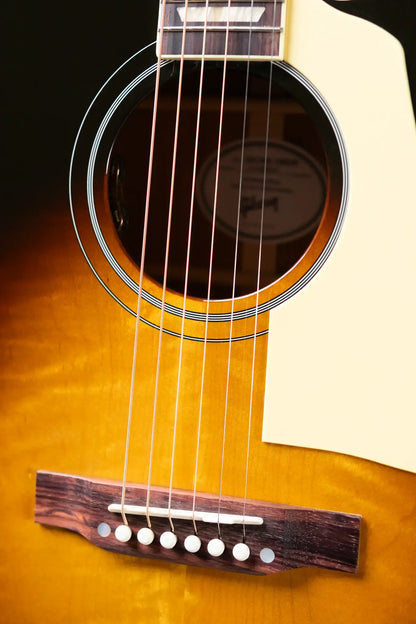 Gibson Les Paul Parlor Acoustic/Electric Guitar - Vintage Sunburst with Hardshell Case - Demo
